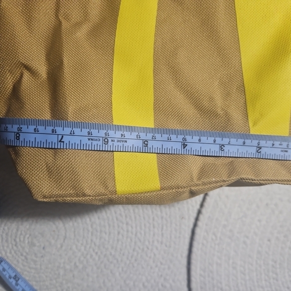 Source Unknown Brown and Yellow Shoulder Bag - Picture 10 of 12